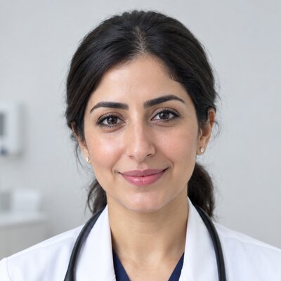 طبيبة جلدية